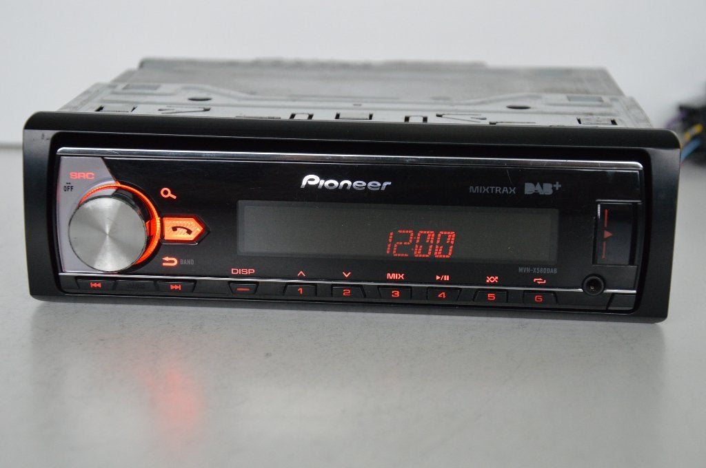 PIONEER  MVH-X580DAB  MP3  AUX  USB  DAB+  BLUETOOTH, Ophalen of Verzenden, Zo goed als nieuw
