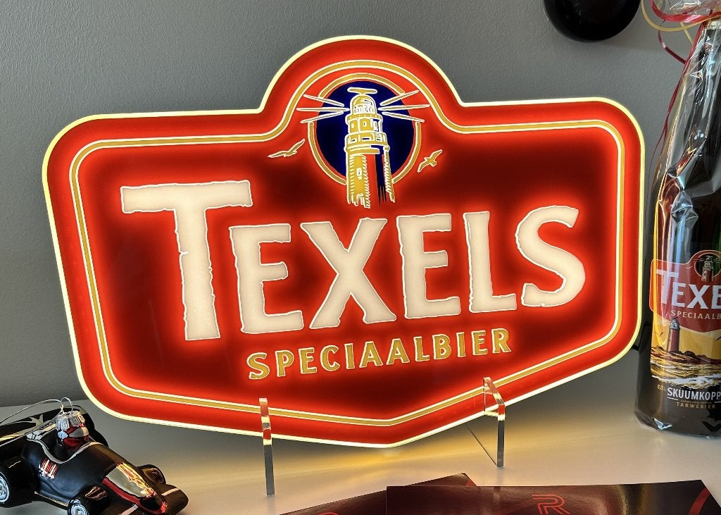 Texels Speciaalbier (origineel) LED-lichtreclame, Ophalen of Verzenden, Nieuw, Reclamebord, Plaat of Schild, Overige merken