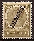Ned-Indie Dienst 21 postfris 1911, Postzegels en Munten, Postzegels | Nederlands-Indië en Nieuw-Guinea, Verzenden, Postfris, Nederlands-Indië