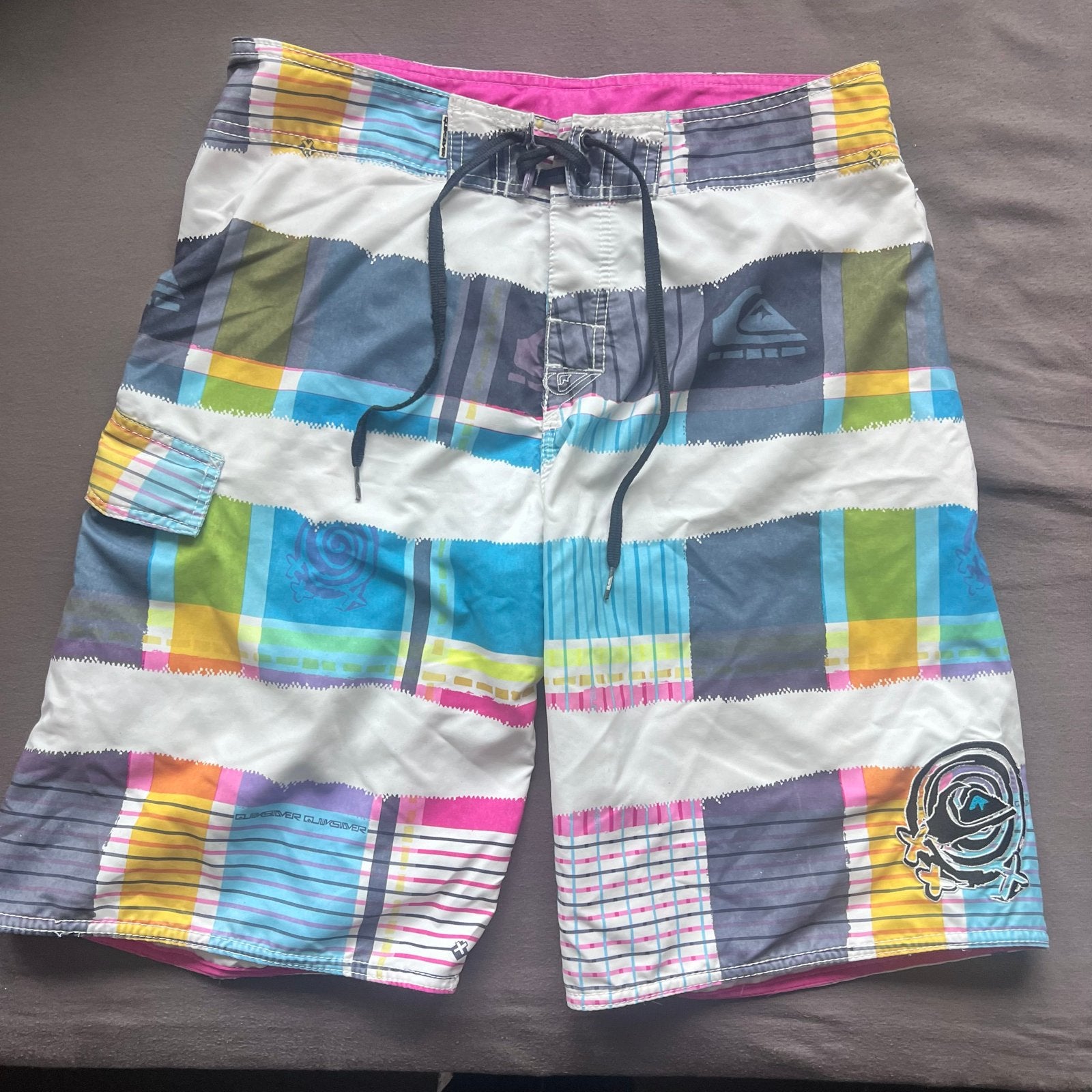 Quiksilver Zwemshort Maat 33 - Kleurrijk Design, Kleding | Heren, Badmode en Zwemkleding, Ophalen of Verzenden, Overige maten