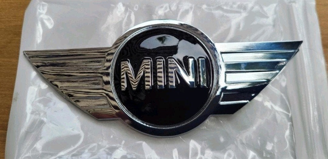Mini Cooper Motorkap Embleem., Ophalen of Verzenden, Rechts, Mini, Motorkap