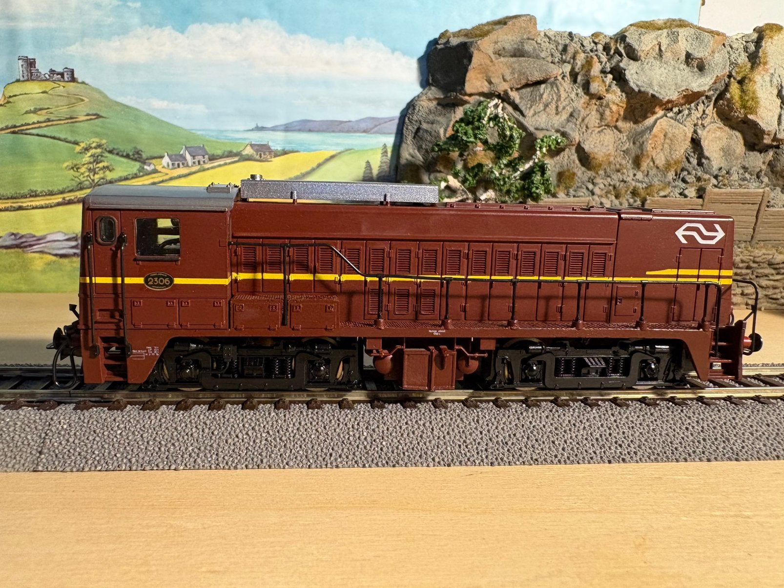 Roco NS2306 diesel loc, Verzenden, Analoog, Zo goed als nieuw, Roco