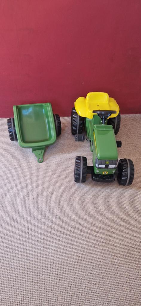 Trap tractor met kar, Ophalen, Gebruikt