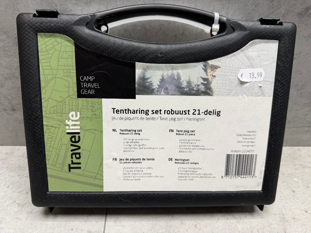 Travellife Tentharingen set Robuust - NIEUW - 11669, Caravans en Kamperen, Ophalen of Verzenden, Nieuw