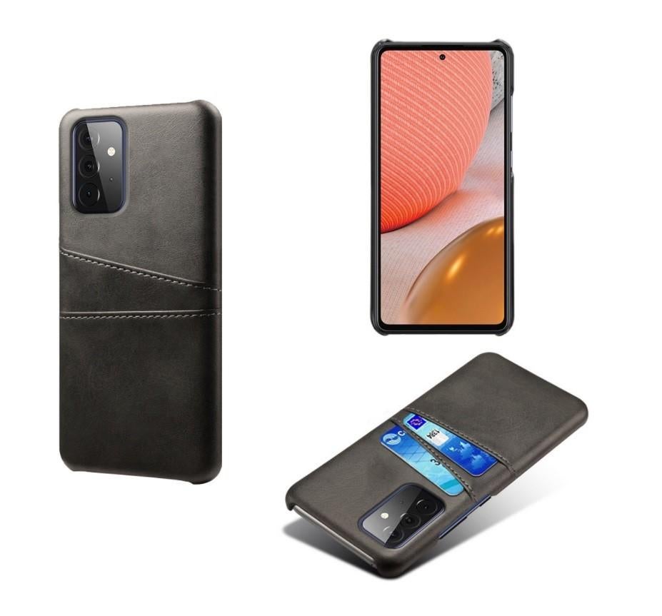 Back Cover + PMMA Screenprotector voor Galaxy A52 _ Zwart, Verzenden, Nieuw, Hoesje of Tasje