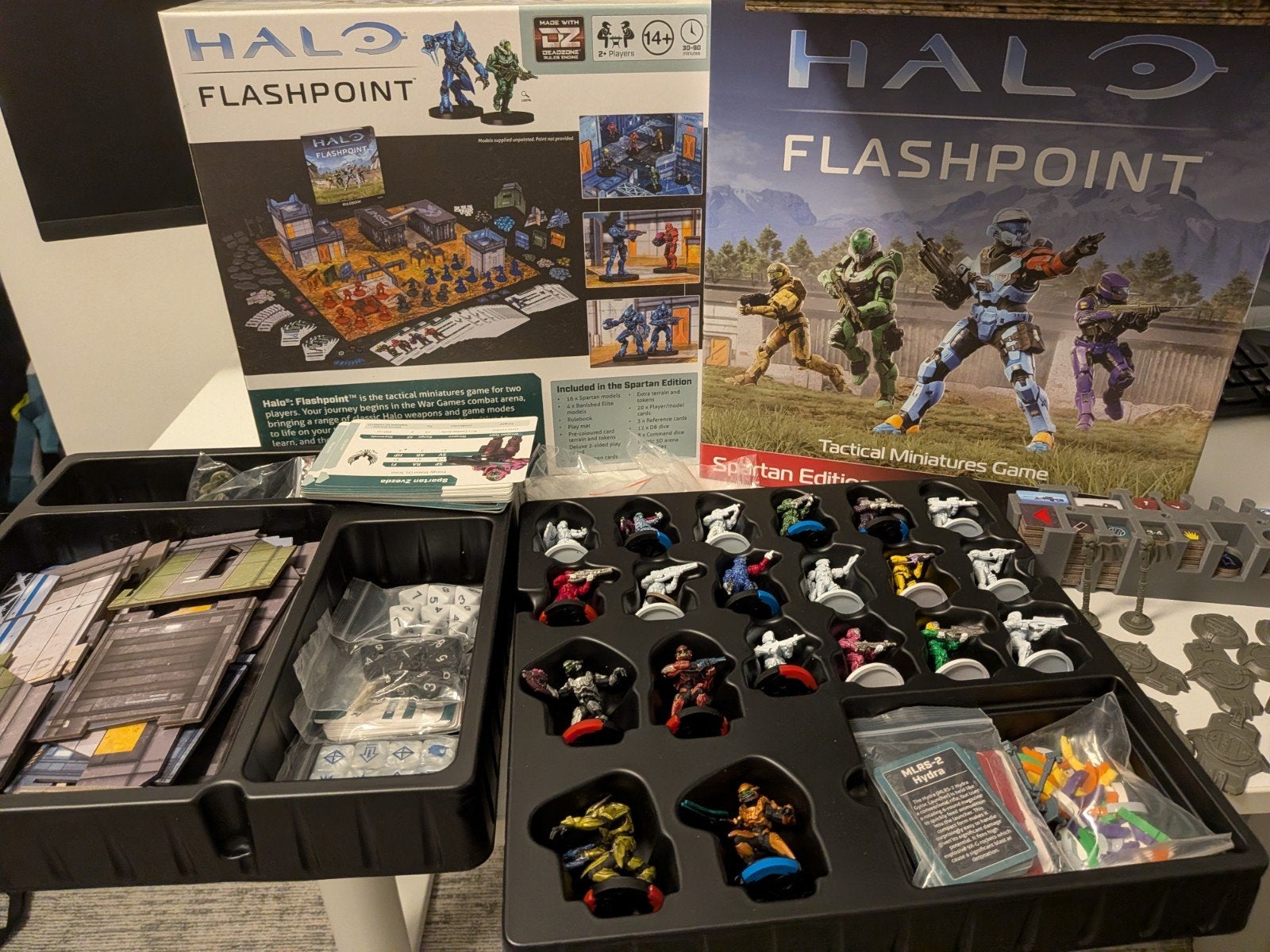 Halo Flashpoint: Spartan Edition - Tactisch Miniatuurspel, Ophalen of Verzenden, Zo goed als nieuw