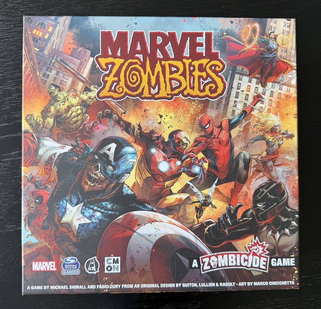 Zombicide: Marvel Zombies - Custom Zombies/Compleet Topstaat, Vijf spelers of meer, Verzenden, Zo goed als nieuw, CMON