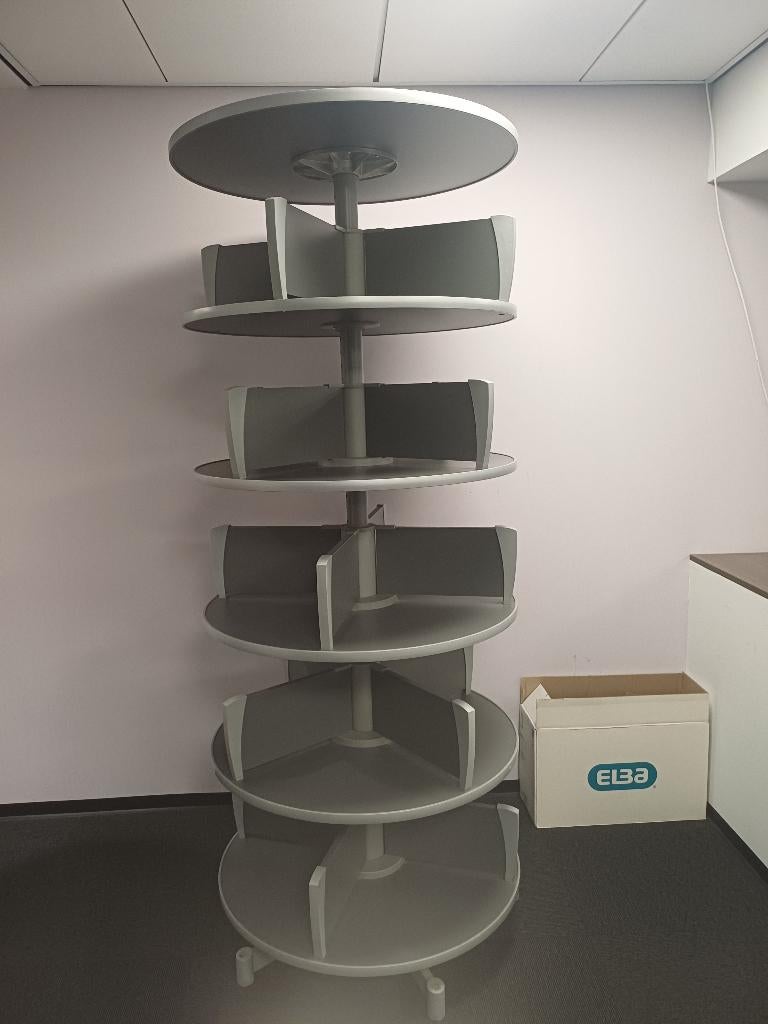 draaicarroussel MOLL 5 lagen met schotten en dakplaat, Ophalen, Overige houtsoorten, 100 tot 150 cm, 75 cm of meer