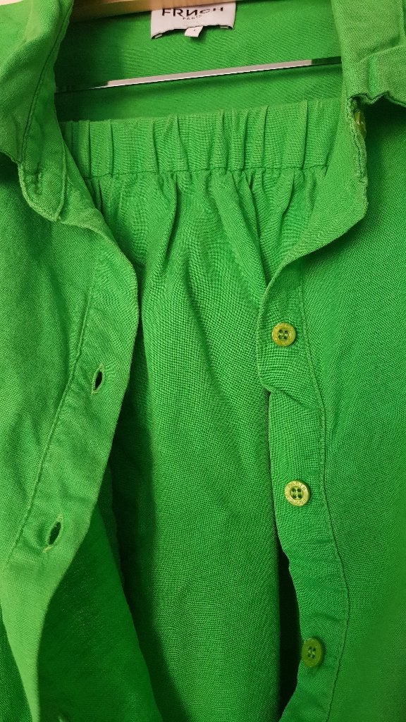Linnen set Frnch in groen, Maat 38/40 (M), French Connection, Ophalen of Verzenden, Zo goed als nieuw