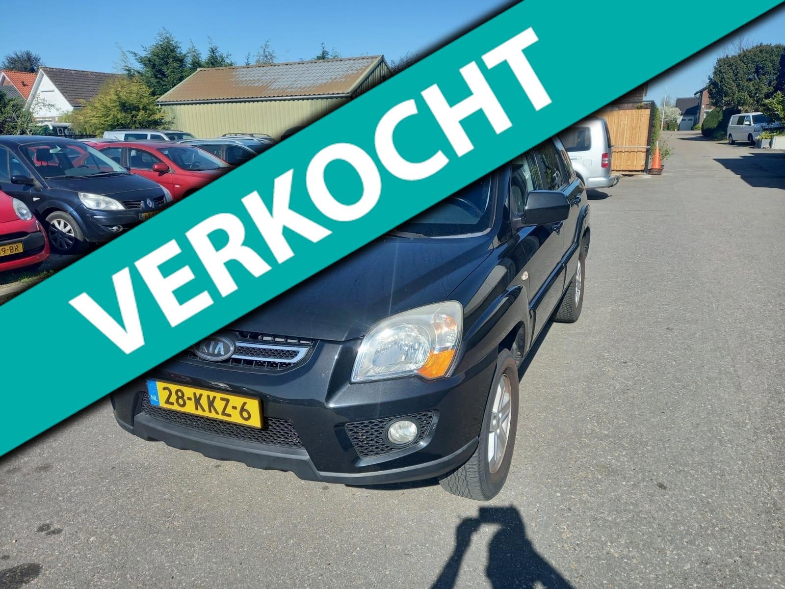 Kia Sportage 2.0 CVVT X-tra youngtimer, 1442 kg, Gebruikt, 4 cilinders, Zwart