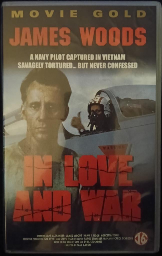 In Love And War vhs, Cd's en Dvd's, VHS | Film, Vanaf 16 jaar, Ophalen of Verzenden, Zo goed als nieuw, Actie en Avontuur