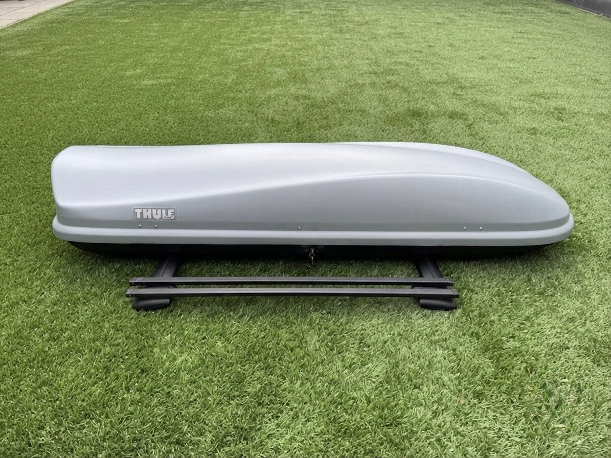 Thule Dakkoffer met dakdragers, Auto diversen, Dakkoffers, Zo goed als nieuw, Ophalen