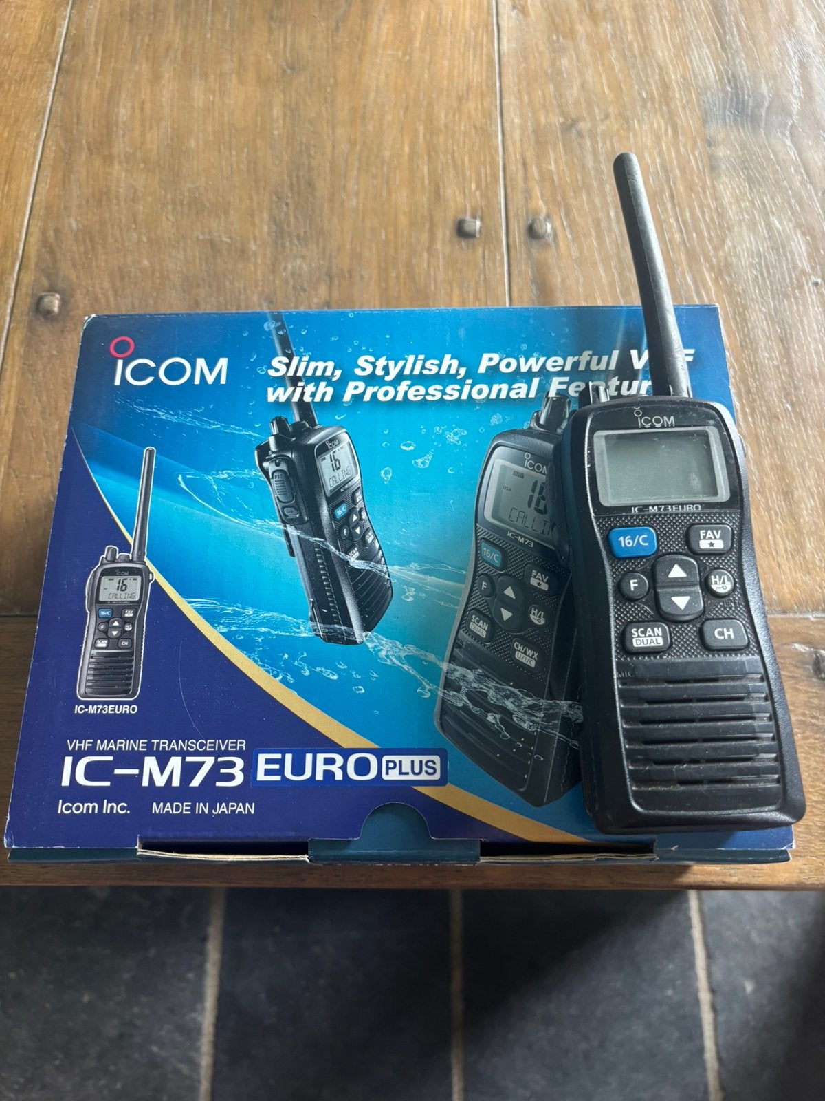 Hand marifoon icom ic-m73, Ophalen of Verzenden, Zo goed als nieuw, Communicatie