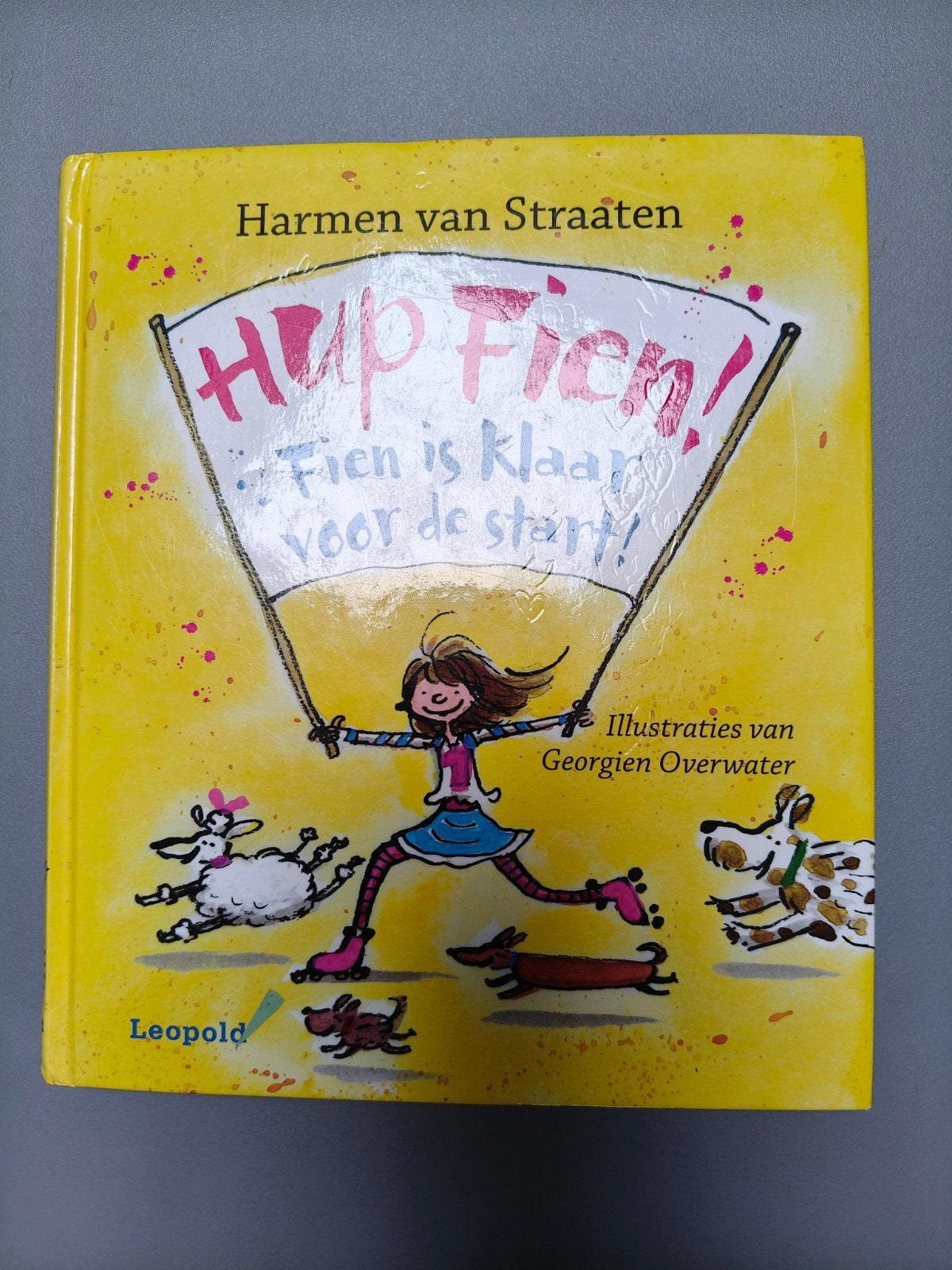 Hup Fien! Fien is klaar voor de start! - Harmen van Straaten, Ophalen of Verzenden, Zo goed als nieuw, Harmen van Straaten, Fictie algemeen