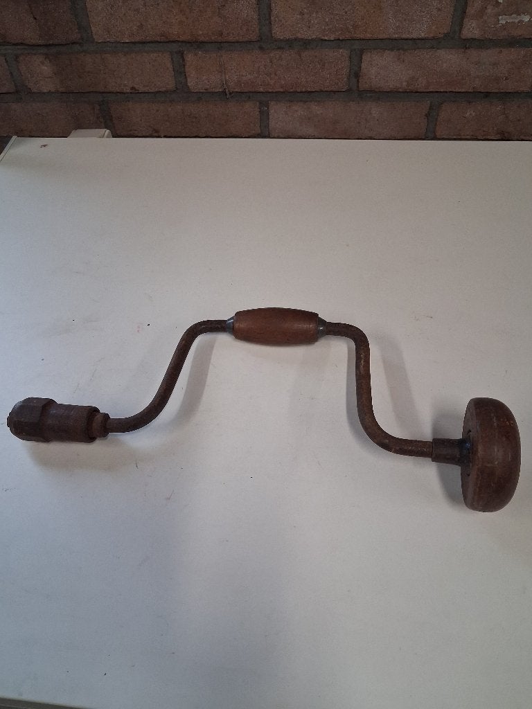 Oude handboor/slingerboor, Antiek en Kunst, Ophalen of Verzenden