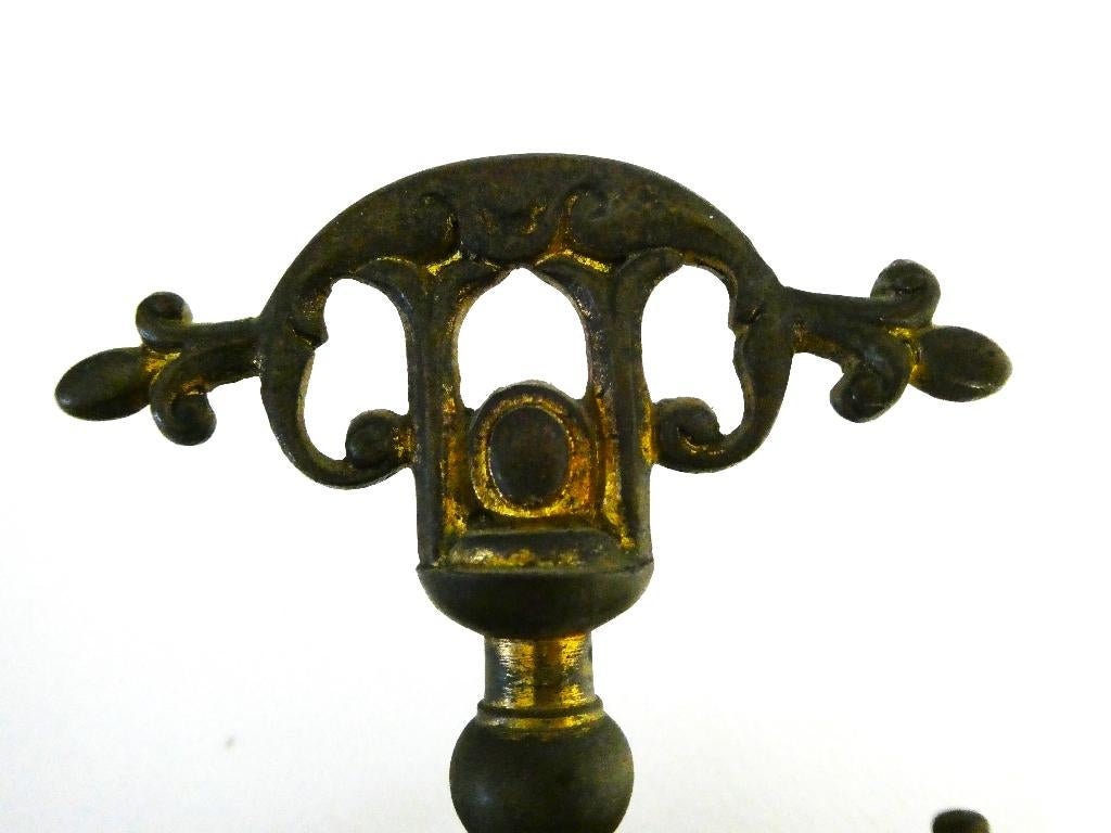 Altaarschel altaarbel carillon met 3 bellen ca. 1850, Ophalen of Verzenden