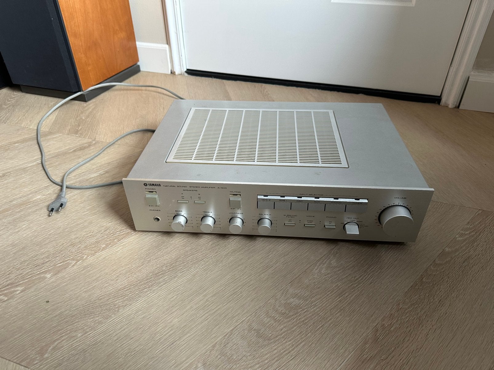 Versterker | Yamaha Natural Sound Stereo Amplifier A-500, Ophalen, Gebruikt, Yamaha, 120 watt of meer