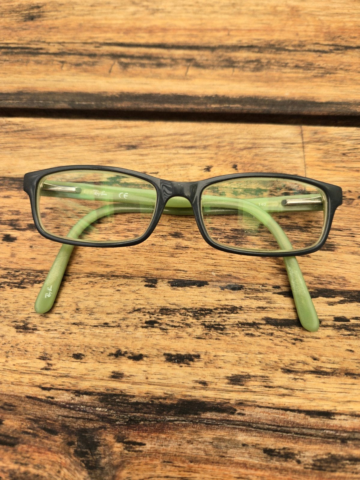 Ray-Ban RX 5169 Brilmontuur – Havana op Groen, Ophalen of Verzenden, Gebruikt, Groen, Ray-Ban