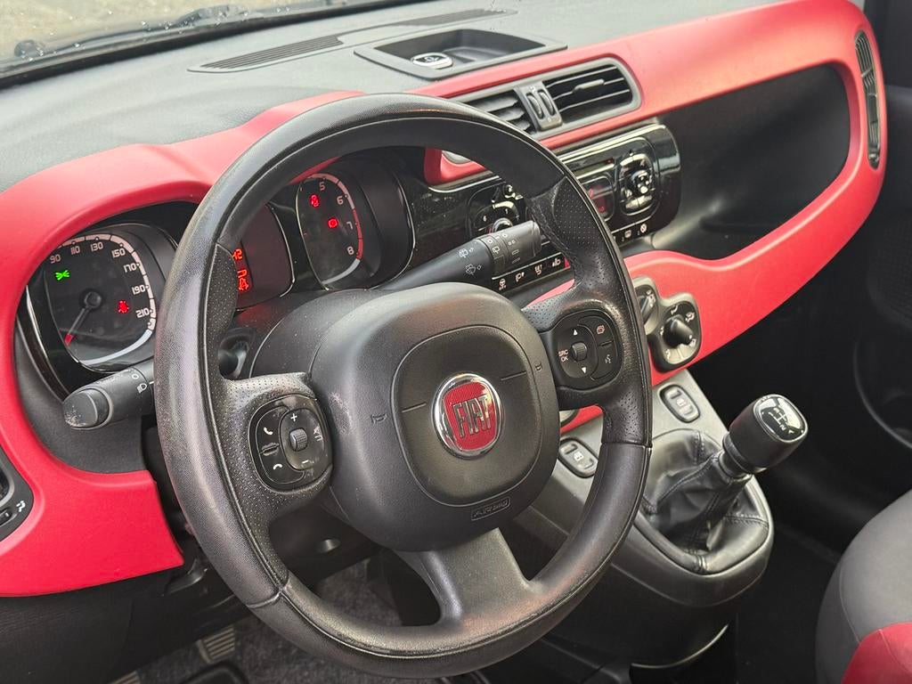 Fiat Panda Twinair 85 2012 Zwart, , zeer zuinig, Auto's, Stof, 40 €/maand, Panda, Zwart