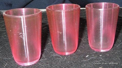 Friesch rose draadglas, Ophalen of Verzenden
