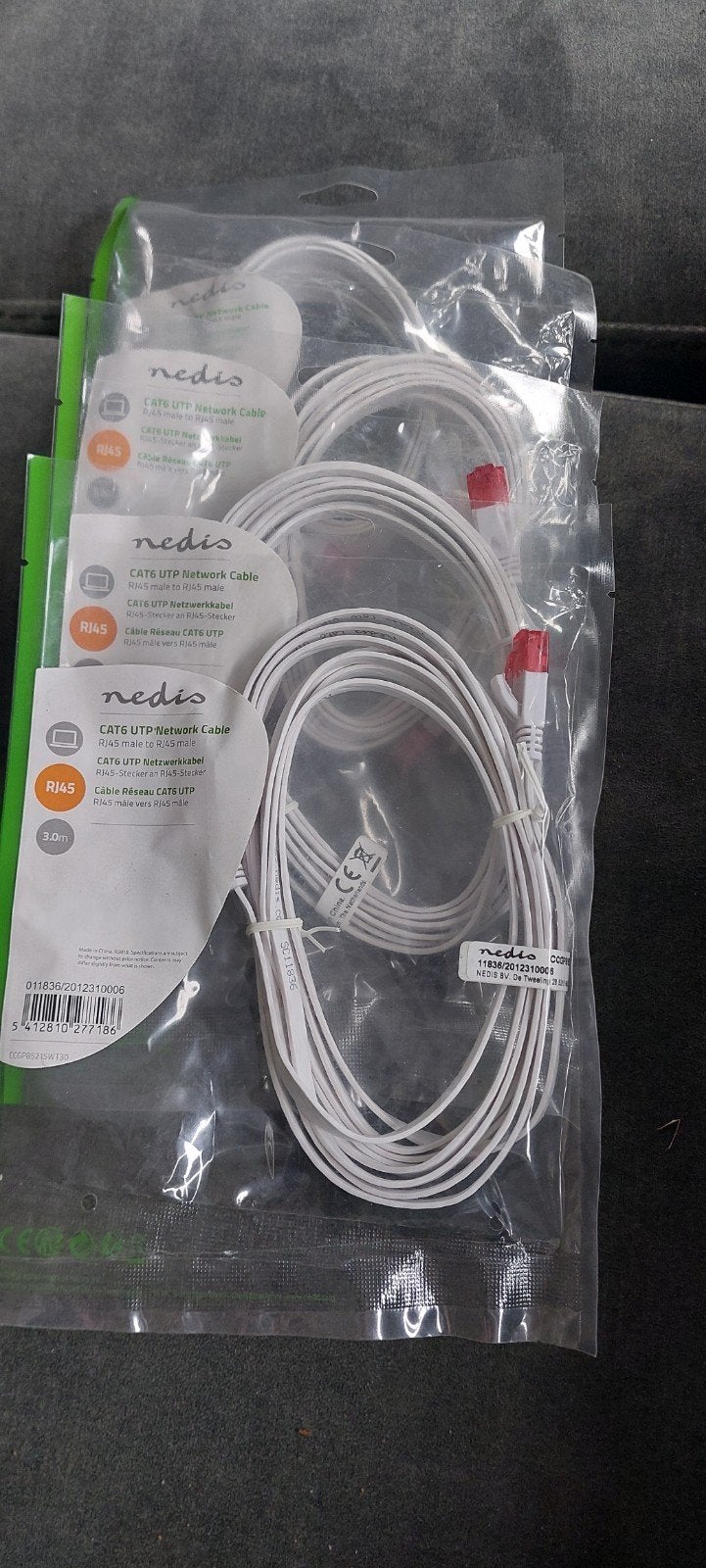 Nedis CAT6 UTP Netwerkkabel RJ45 - 3.0m (Nieuw), De Tweeling 28, 5215 MC 's-Hertogenbosch, Nederland, Nieuw, Ophalen of Verzenden