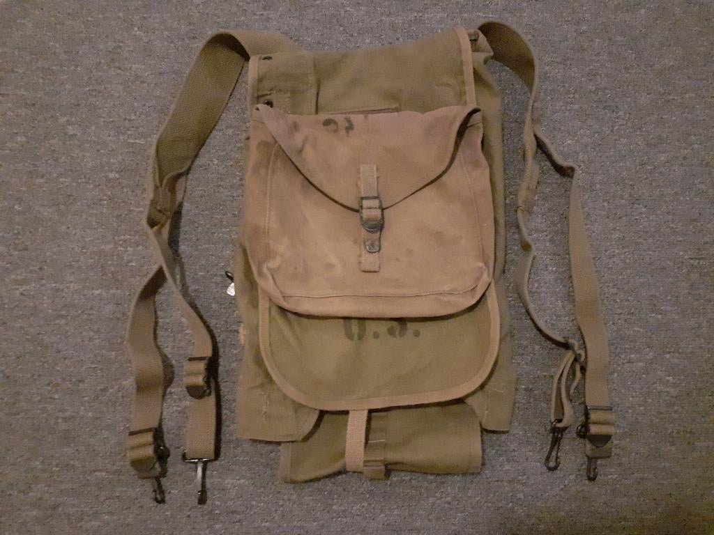 Haversack M1928 US WO2., Ophalen of Verzenden, Landmacht, Amerika, Overige typen