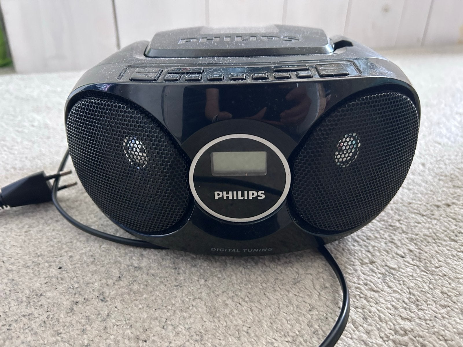 Philips AZ215B/12 CD-speler met radio, Ophalen of Verzenden, Zo goed als nieuw, Radio, Met cd-speler