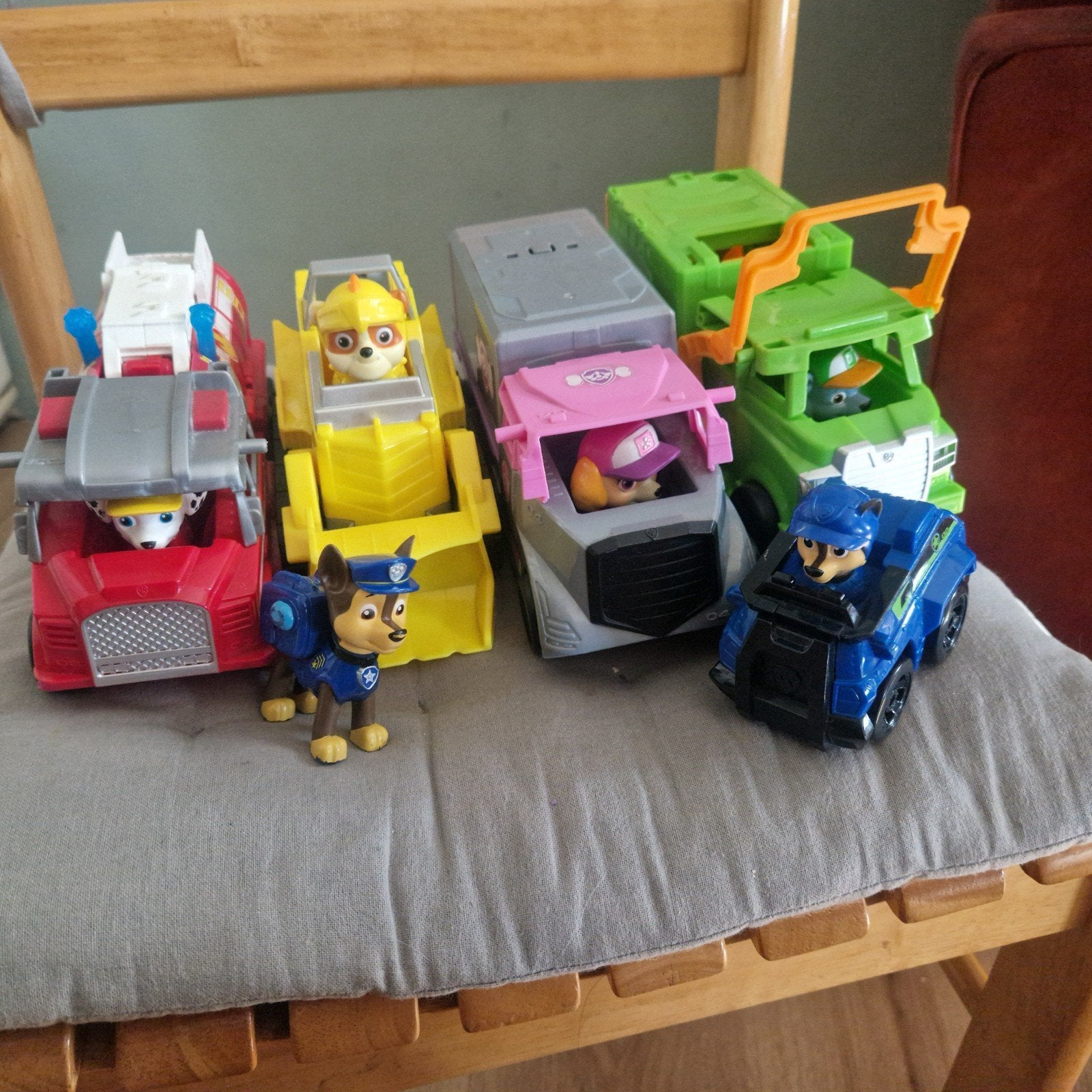 Paw Patrol Voertuigen en Figuren Set, Ophalen of Verzenden, Gebruikt