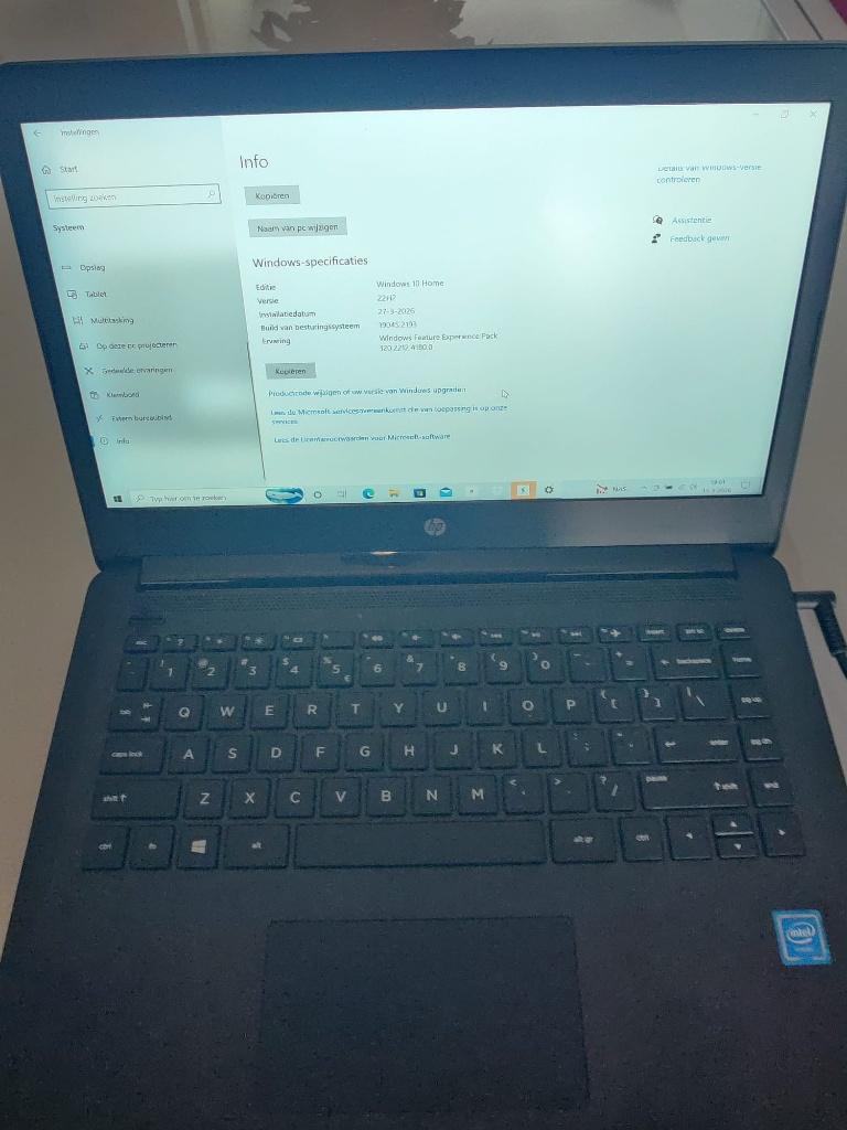 HP ThinBook 14-bp000nd - Black met accessoires, Hp, Gebruikt, Qwerty, Minder dan 2 Ghz