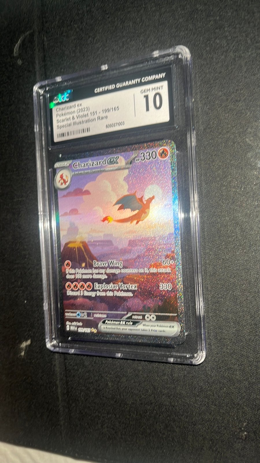 199/165 Charizard cgc 10 201/165 Alakazam # psa # bcg, Ophalen, Nieuw