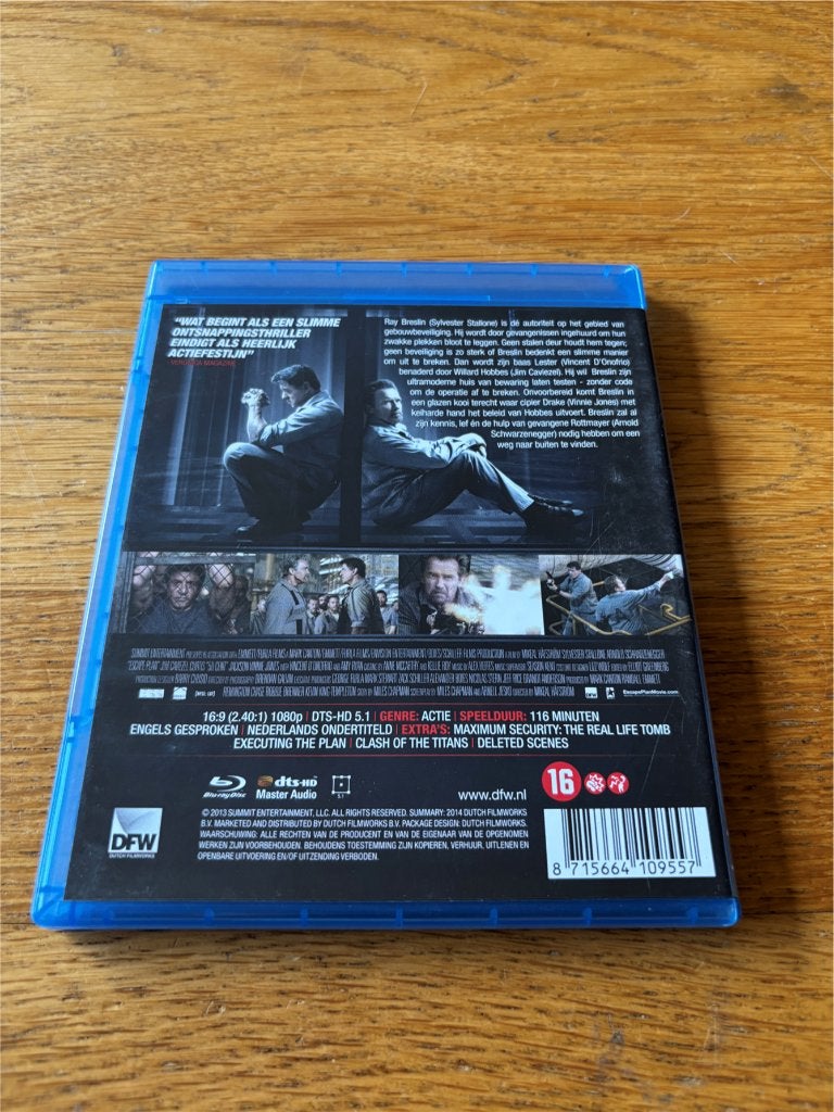 Blu-ray's + Dvd Escape Plan 1 en 2 - NL-Uitgaves, Ophalen of Verzenden, Gebruikt, Actie