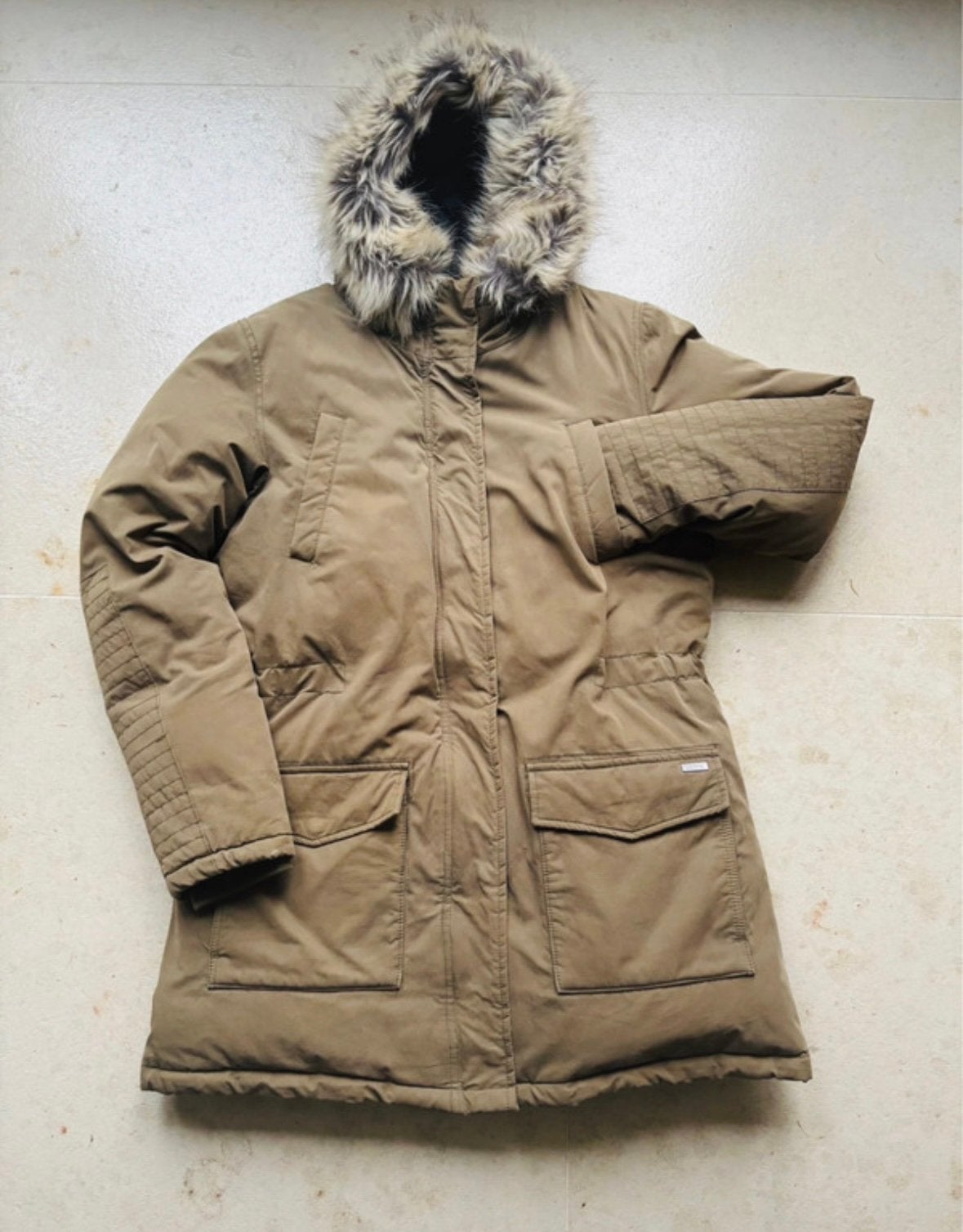 Winterparka Scotch & Soda M, Ophalen of Verzenden, Zo goed als nieuw, Groen