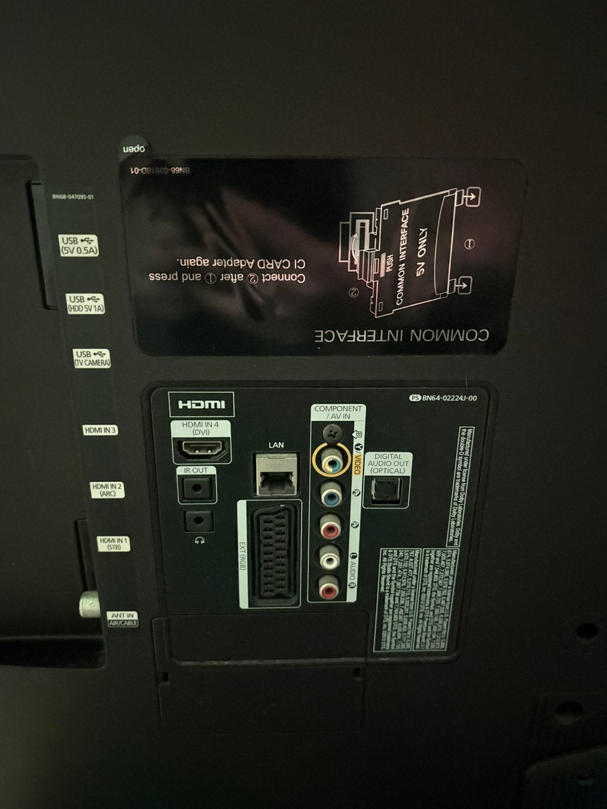 Samsung tv, Ophalen, Zo goed als nieuw, Audio