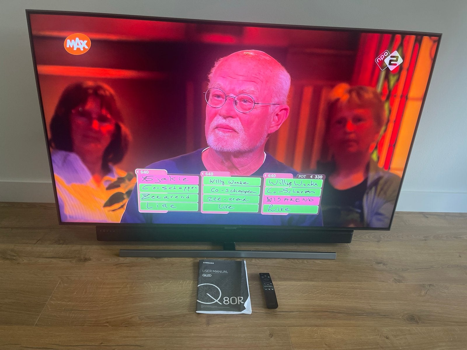 Samsung QLED 4K Smart TV - 100 cm of meer, Ophalen, QLED, Zo goed als nieuw, 100 Hz