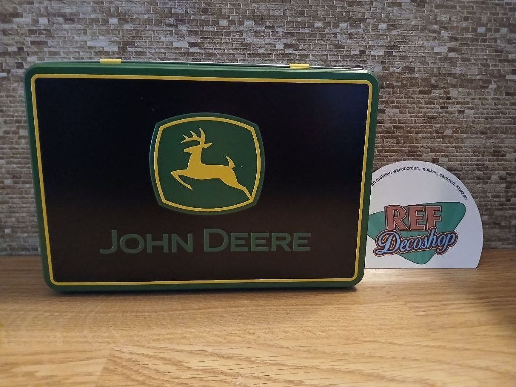 koektrommel john deere, inhoud 2,5 liter, licentie, Ophalen of Verzenden, Nieuw, Koek(jes), Overige merken