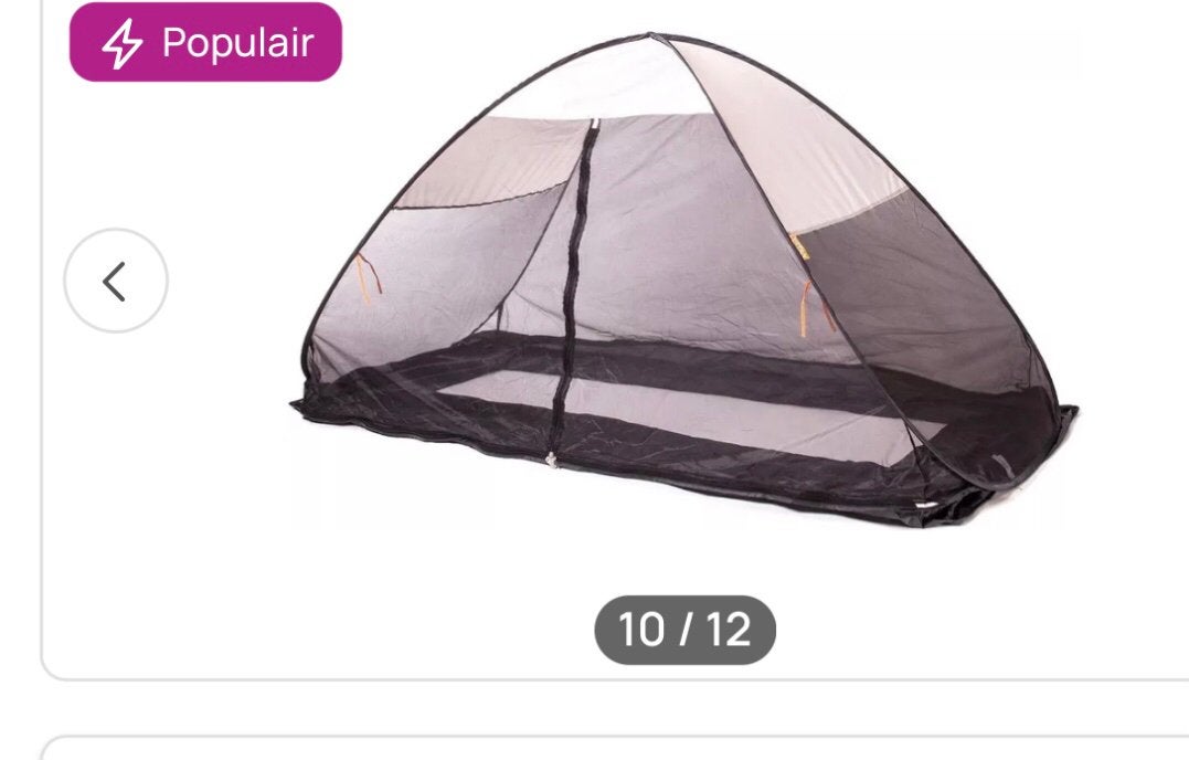 Deryan Pop-Up Bedtent 200x90 cm, Ophalen, Zo goed als nieuw, Tot en met 2