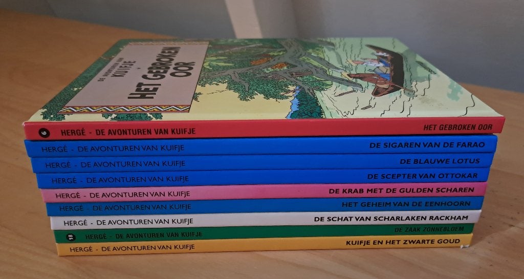 Kuifje - Parool-serie - 9 titels, Meerdere stripboeken, Ophalen of Verzenden, Zo goed als nieuw, Hergé ,Casterman