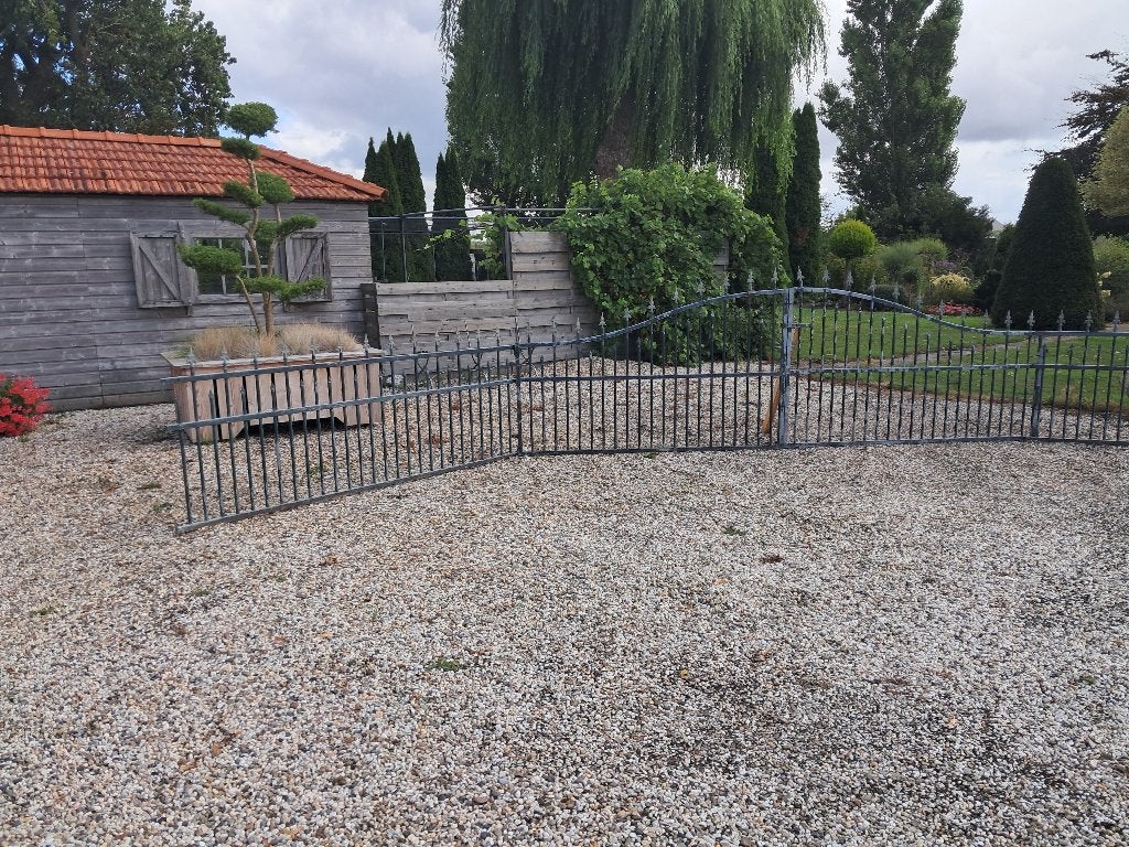 Sierhek, Tuin en Terras, Ophalen, Met poort, Gebruikt, Sierhekwerk