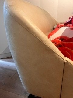Large  Leather Bed – Beige/Sand – Amsterdam, Ophalen, Overige materialen, Gebruikt, Beige