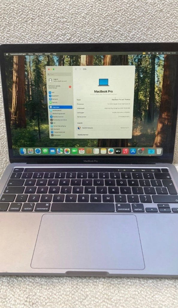MacBook Pro 13 inch (2021) – 256 GB – Zilver, Computers en Software, 256 GB, 8 GB, 13 inch, Ophalen