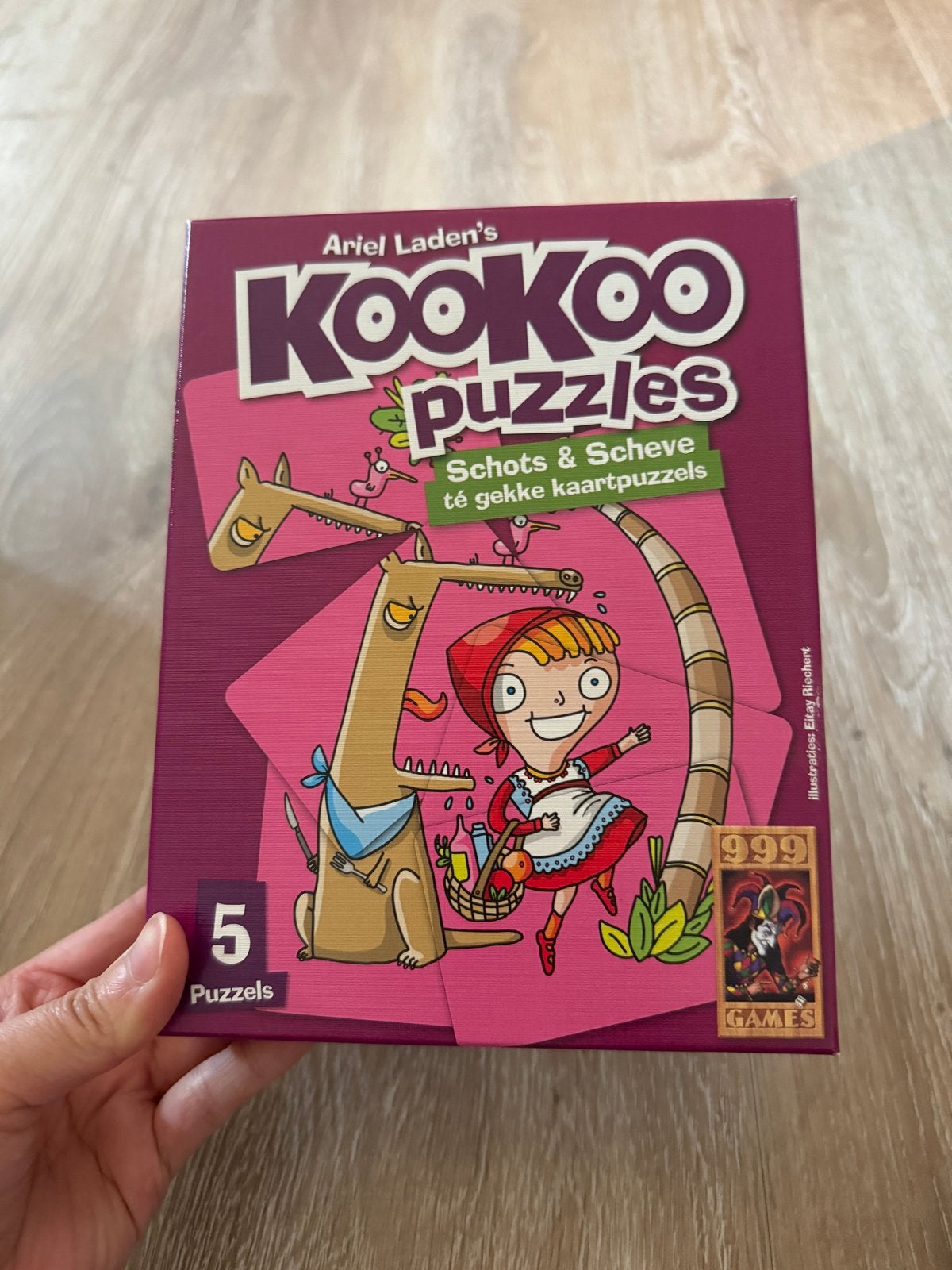 KooKoo Puzzles: Schots & Scheve te gekke kaartpuzzels, Verzenden, Minder dan 500 stukjes, Zo goed als nieuw, Legpuzzel