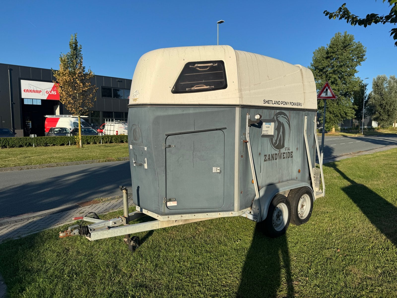 Paarden trailer, Dieren en Toebehoren, Paarden en Pony's | Trailers en Aanhangwagens, Ophalen, Gebruikt, Hout
