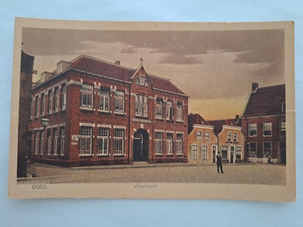 Goes, vismarkt, Verzamelen, Ansichtkaarten | Nederland, Ophalen of Verzenden, Zeeland