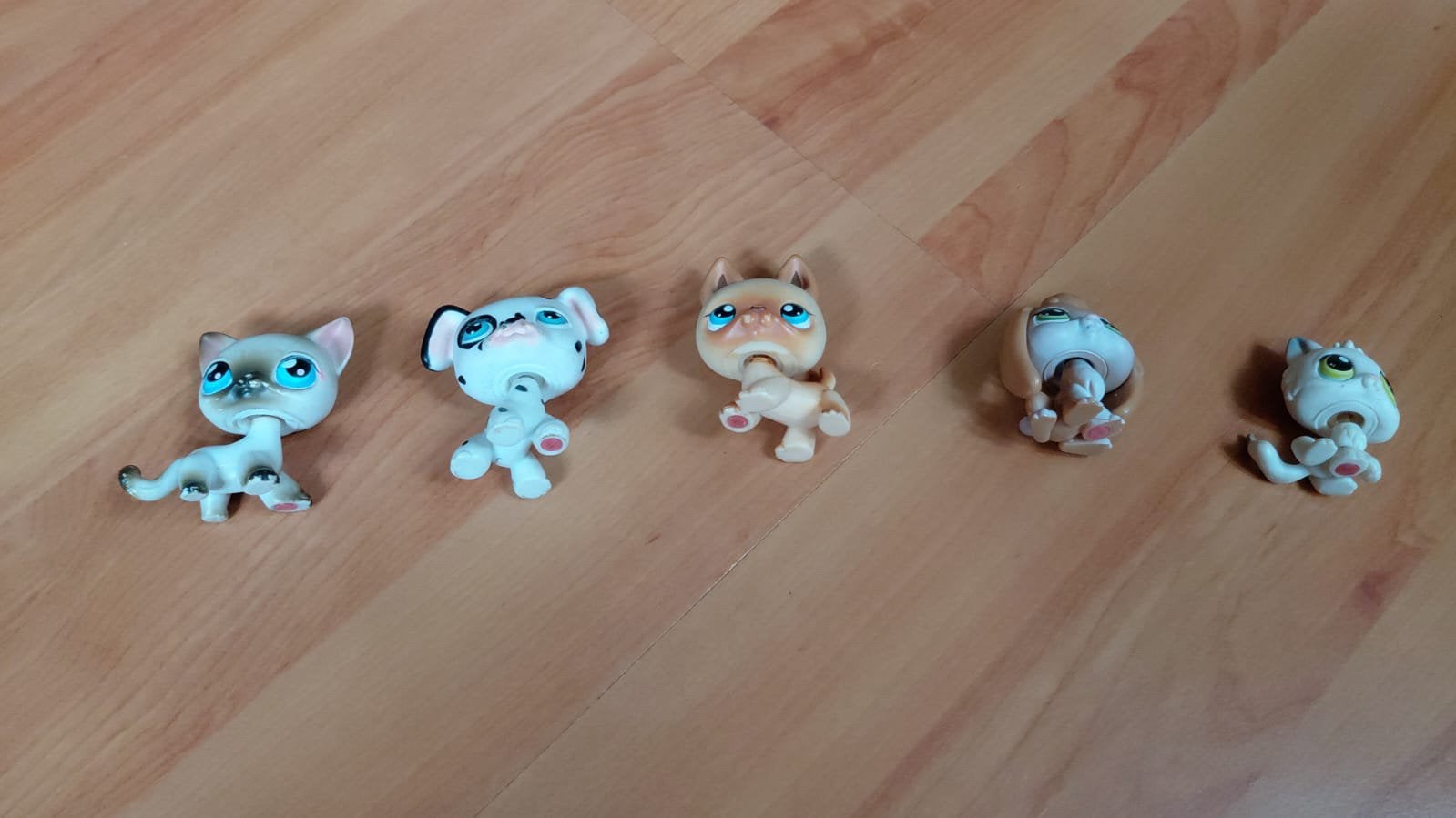 5 zeldzame Littlest Pet Shop - FIRST EDITION magneet Hasbro, Ophalen of Verzenden, Zo goed als nieuw