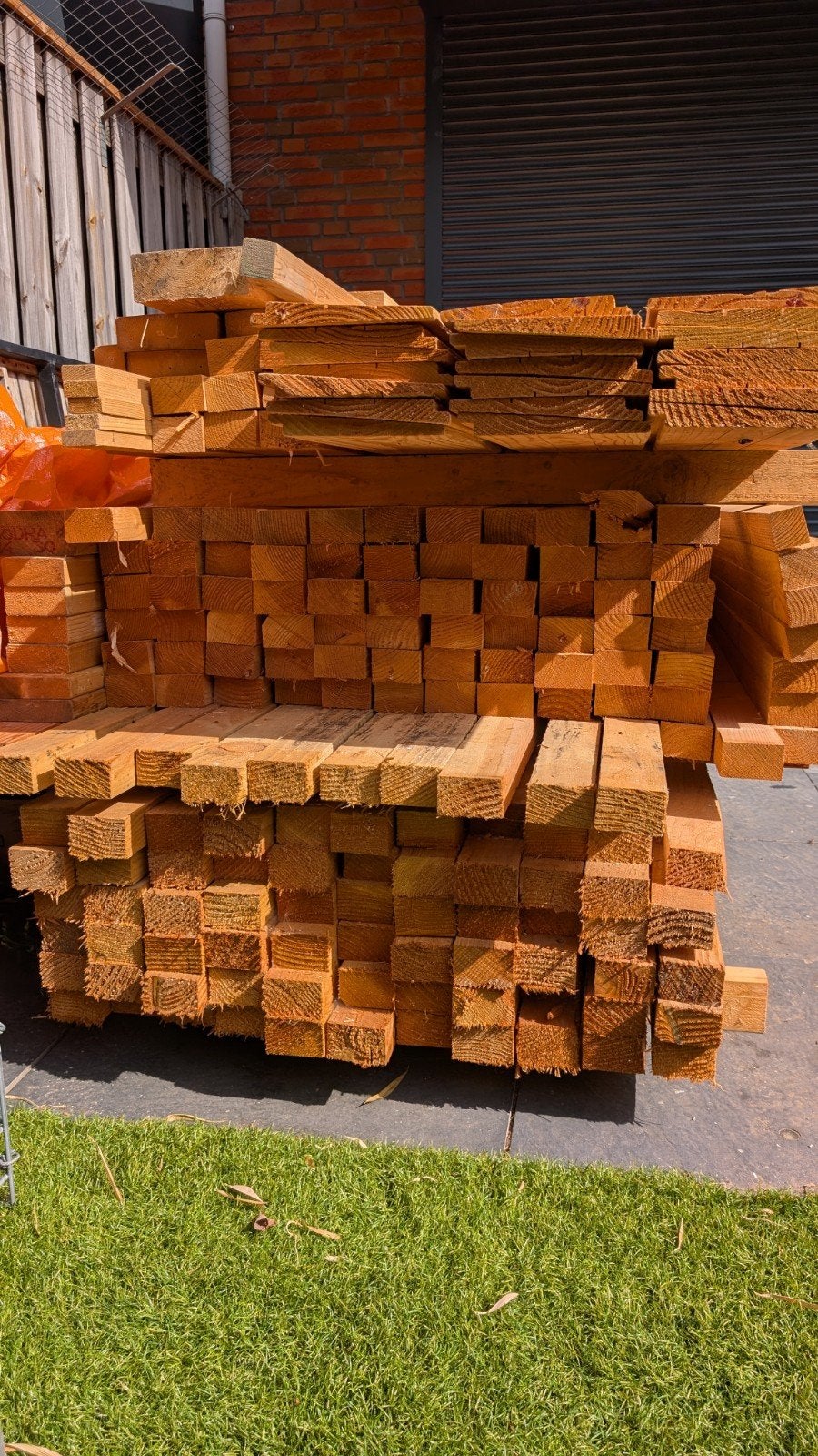 Douglas balken 45x75mm 250cm ruw, Ophalen, Nieuw, Hardhout, 250 cm of meer