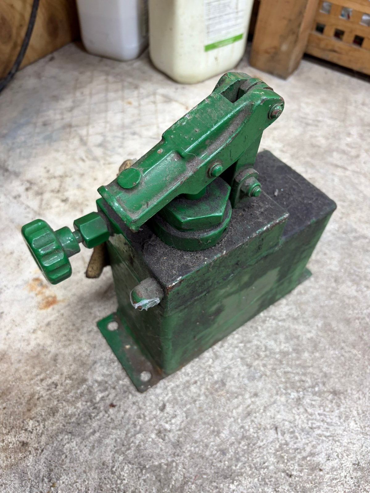 Hydraulische handpomp, Ophalen, Gebruikt