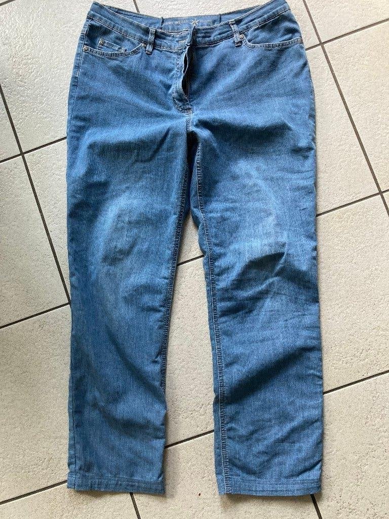 Spijkerbroek Gerry Weber maat 44 model Romy, Ophalen of Verzenden, Gedragen, Blauw, W33 - W36 (confectie 42/44)