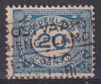 Nederland 1921 nr 109 Cijfer POSTVAART ENGELAND, Verzenden, Gestempeld, Overige thema's