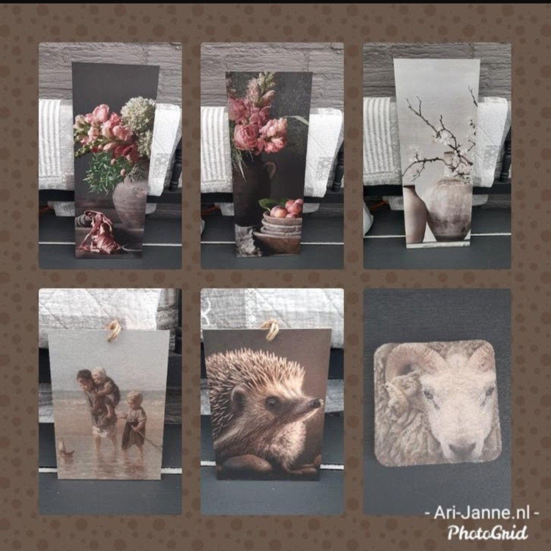 NIEUW! Landelijke deco borden, schilderij, wanddecoratie, Huis en Inrichting, Woonaccessoires | Wanddecoraties, Hout, Meerkleurig