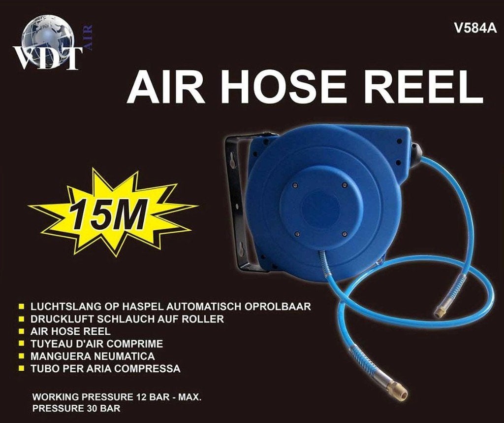 luchtslang 15m, Doe-het-zelf en Verbouw, Compressors, Ophalen, Nieuw, Minder dan 200 liter/min, 10 bar of meer